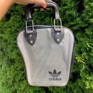 Vintage adidas bowling ball tote bag
